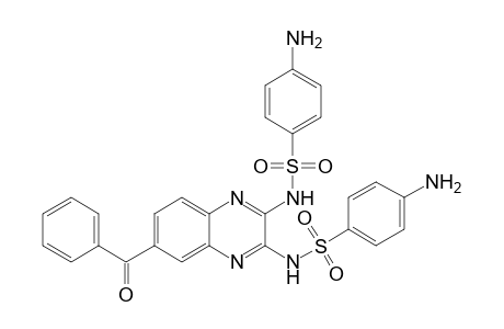 6-Benzoyl-2,3-bis(p-aminobenzenesulfonamido)quinoxaline