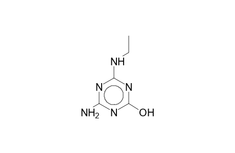 1,3,5-Triazin-2(1H)-one, 4-amino-6-(ethylamino)-
