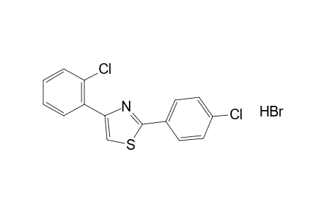 4-(o-chlorophenyl)-2-(p-chlorophenyl)thiazole, hydrobromide