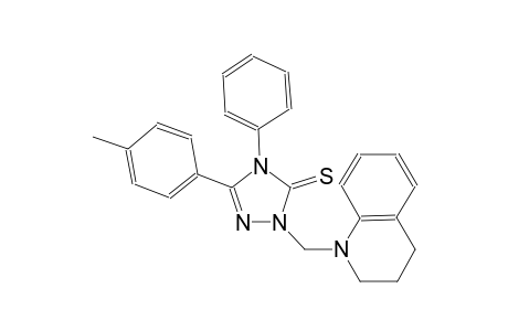 3H-1,2,4-triazole-3-thione, 2-[(3,4-dihydro-1(2H)-quinolinyl)methyl]-2,4-dihydro-5-(4-methylphenyl)-4-phenyl-