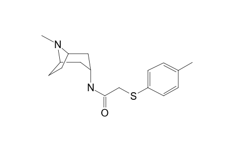 N-(8-Methyl-8-azabicyclo[3.2.1]oct-3-yl)-2-((4-methylphenyl)sulfanyl)acetamide