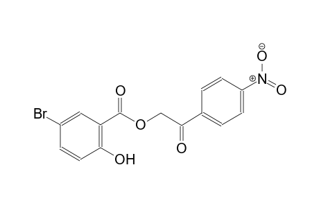 2-(4-nitrophenyl)-2-oxoethyl 5-bromo-2-hydroxybenzoate