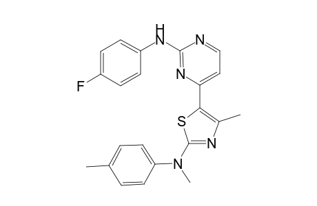 {4-[2-(p-Tolyl-(methyl)-amino)-4-methyl-thiazol-5-yl]-pyrimidin-2-yl}-(4-fluoro-phenyl)-amine