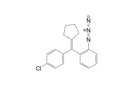 1-Azido-2-((4-chlorophenyl)(cyclopentylidene)methyl)benzene