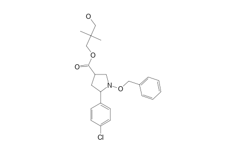 1-BENZYLOXY-2-(4'-CHLOROPHENYL)-4-(2,2-DIMETHYL-3-HYDROXYPROPOXYCARBONYL)-PYRROLIDINE;MAJOR-DIASTEREOMER