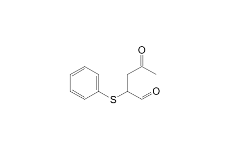 4-Oxo-2-(phenylthio)pentanal
