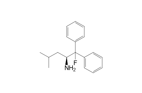 1-Fluoro-4-methyl-1,1-diphenylpentan-2-amine