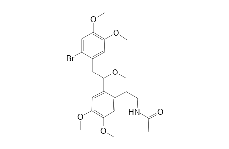 N-{2-[2-(2-Bromo-4,5-dimethoxyphenyl)-1-methoxyethyl]-4,5-dimethoxyphenylethyl}acetamide