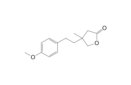 (S)-4-[2-(4-Methoxyphenyl)ethyl]-4-methyl-tetrahydro-furan-2-one