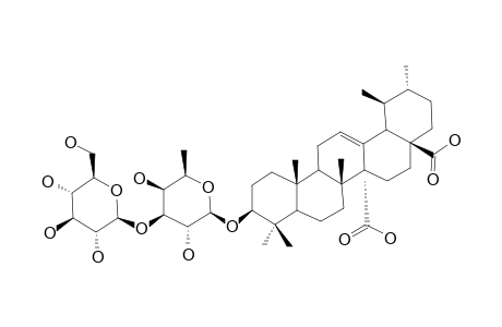 Quinovic-acid-3.beta.-O-[.beta.-D-glucopyranosyl-(1->3).beta.-D-fucopyranoside]