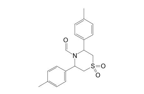 3,5-(4-METHYLDIPHENYL)-TETRAHYDRO-N-FORMYL-1,4-THIAZINE-1,1-DIOXIDE