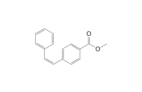 4-[(Z)-2-phenylethenyl]benzoic acid methyl ester