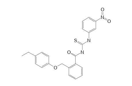 2-[(4-ETHYLPHENOXY)-METHYL]-N-(3-NITROPHENYL-CARBAMOTHIOYL)-BENZAMIDE