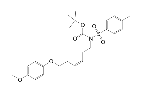 1-[N-(Butoxycarbonyl)-N-(p-toluenesulfonyl)amino]-6-(p-methoxyphenyloxy)-3(Z)-hexene