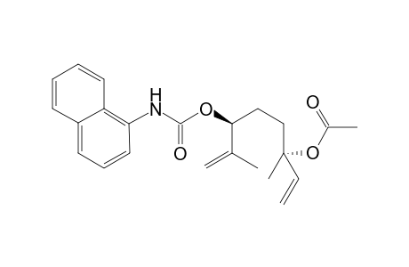 (3S,6R)-6-Acetoxy-3-(N-1-naphthyl)carbamoyloxy-2,6-dimethylocta-1,7-diene