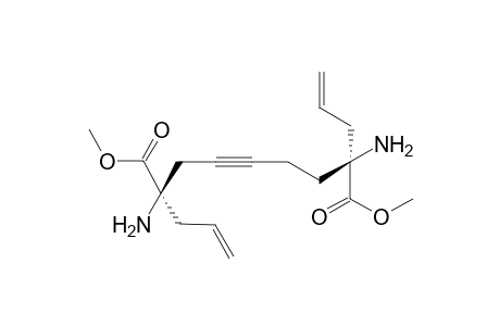 Dimethy (2R,8S)-2,8-diallyl-2,8-diaminonon-4-yne-1,9-dioate