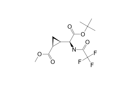 SYN-TERT.-BUTYL-2-(2'-METHOXYCARBONYLCYCLOPROPYL)-2-TRIFLUORACETYL-GLYCINATE