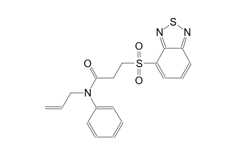 propanamide, 3-(2,1,3-benzothiadiazol-4-ylsulfonyl)-N-phenyl-N-(2-propenyl)-