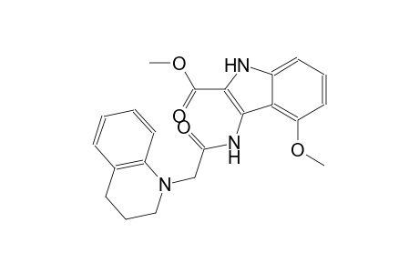 methyl 3-[(3,4-dihydro-1(2H)-quinolinylacetyl)amino]-4-methoxy-1H-indole-2-carboxylate