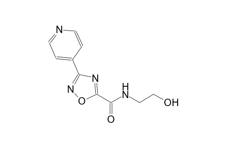 1,2,4-oxadiazole-5-carboxamide, N-(2-hydroxyethyl)-3-(4-pyridinyl)-
