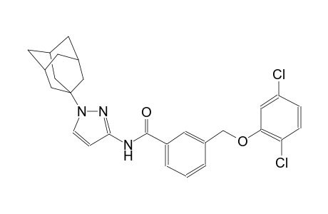 N-[1-(1-adamantyl)-1H-pyrazol-3-yl]-3-[(2,5-dichlorophenoxy)methyl]benzamide