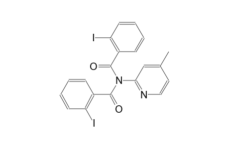 2-iodo-N-(2-iodobenzoyl)-N-(4-methyl-2-pyridinyl)benzamide