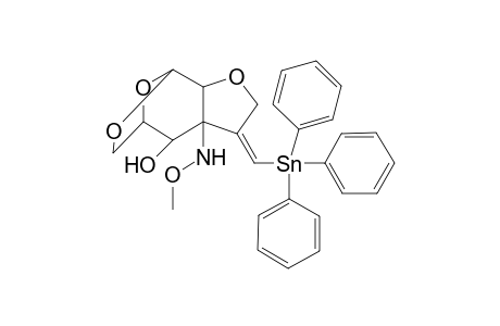 1-Methoxyamine-9-(triphenylstannylmethylene)-4,7,11-trioxatricyclo[4.3.0.2(3,5)]nonane