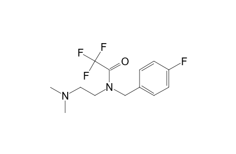 N1-(4-Fluorobenzyl)-N2,N2-dimethyl-1,2-ethanediamine, tfa derivative