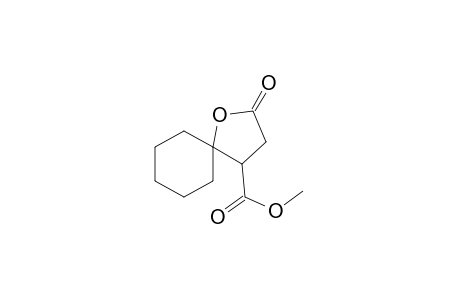 2-oxo-1-oxaspiro[4.5]decane-4-carboxylic acid, methyl ester