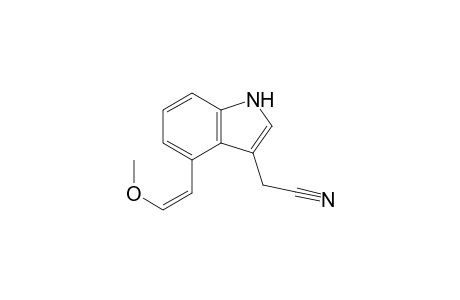 1H-Indole-3-acetonitrile, 4-(2-methoxyethenyl)-, (Z)-