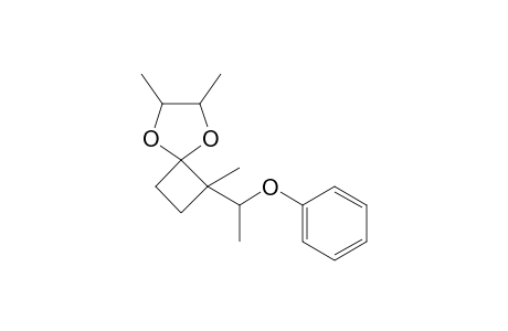 1,6,7-Trimethyl-1-(1-phenoxyethyl)-5,8-dioxaspiro[3.4]octane