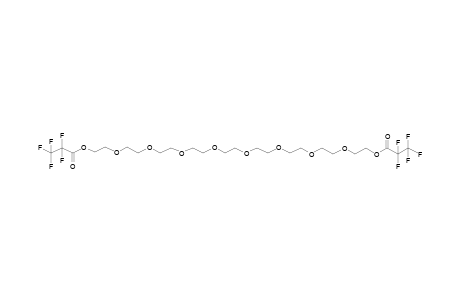 2-[2-[2-[2-[2-[2-[2-[2-[2-(2,2,3,3,3-Pentafluoropropanoyl)oxyethoxy]ethoxy]ethoxy]ethoxy]ethoxy]ethoxy]ethoxy]ethoxy]ethyl 2,2,3,3,3-pentafluoropropanoate