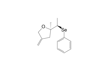 threo-2-Methyl-4-methylene-2-(1-(phenylselanyl)ethyl)tetrahydrofuran