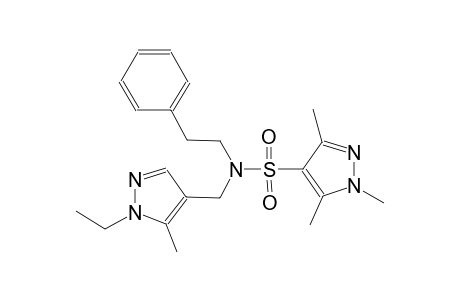 1H-pyrazole-4-sulfonamide, N-[(1-ethyl-5-methyl-1H-pyrazol-4-yl)methyl]-1,3,5-trimethyl-N-(2-phenylethyl)-