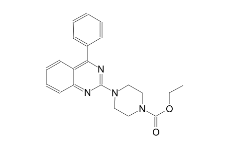 1-piperazinecarboxylic acid, 4-(4-phenyl-2-quinazolinyl)-, ethyl ester