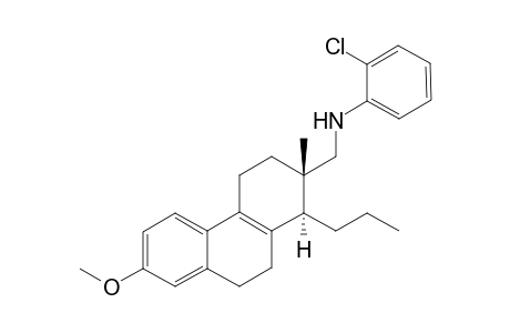 3-{[(2'-Chlorophenyl)amino]methyl}-3-methyl-4-propyl-10-methoxytricyclo[8.4.0.0]tetradeca-5(14),8,10,12-tetraene