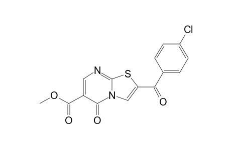2-p-Chlorobenzoyl-6-methoxycarbonyl-5H-thiazolo[3,2-a]pyrimidin-5-one