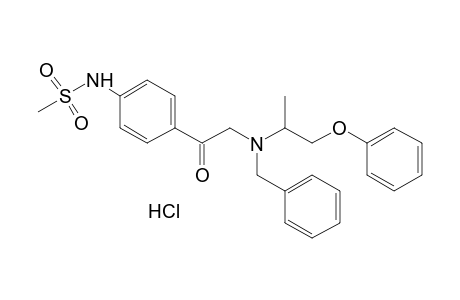 4'-[N-benzyl-N-(1-methyl-2-phenoxyethyl)glycyl]methanesulfonanilide, hydrochloride