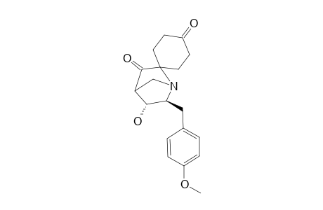 (5R,6S)-5-HYDROXY-6-(4-METHOXYBENZYL)-1-AZASPIRO-[BICYCLO-[2.2.1]-HEPTAN-2,1'-CYCLOHEXANE-3,4'-DIONE