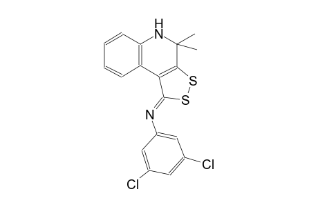 N-(3,5-dichlorophenyl)-N-[(1Z)-4,4-dimethyl-4,5-dihydro-1H-[1,2]dithiolo[3,4-c]quinolin-1-ylidene]amine