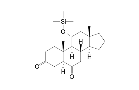 5.ALPHA.-ANDROSTAN-11.ALPHA.-OL-3,6-DIONE-TRIMETHYLSILYL ETHER