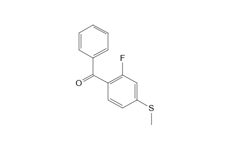 2-FLUORO-4-(METHYLTHIO)BENZOPHENONE