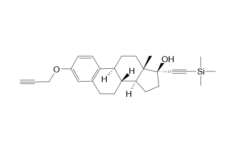 (8R,9S,13S,14S,17S)-13-methyl-3-(prop-2-yn-1-yloxy)-17-((trimethylsilyl)ethynyl)-7,8,9,11,12,13,14,15,16,17-decahydro-6H-cyclopenta[a]phenanthren-17-ol