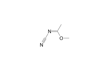 Ethanimidic acid, N-cyano-, methyl ester