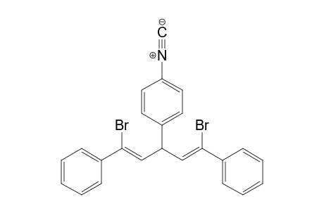 1,5-Dibromo-1,5-diphenyl-3-(4-isocyanophenyl)penta-1,4-diene