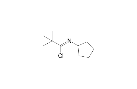 N-Cyclopentylpivalimidoyl chloride