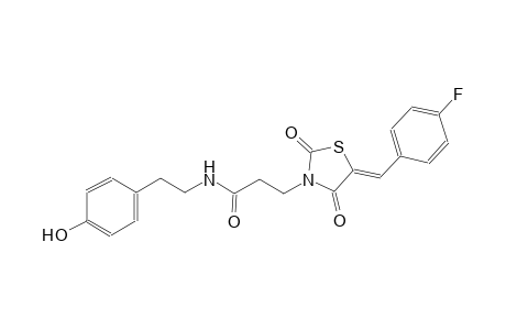 3-thiazolidinepropanamide, 5-[(4-fluorophenyl)methylene]-N-[2-(4-hydroxyphenyl)ethyl]-2,4-dioxo-, (5Z)-