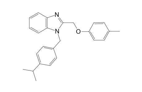 1H-1,3-Benzimidazole, 1-[[4-(1-methylethyl)phenyl]methyl]-2-[(4-methylphenoxy)methyl]-