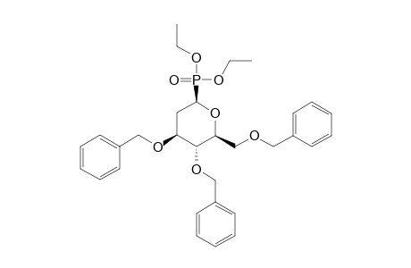 DIETHYL-(3,4,6-TRI-O-BENZYL-2-DEOXY-BETA-D-ARABINO-HEXOPYRANOSYL)-PHOSPHONATE
