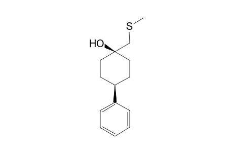 cis-1-Methylsulfanylmethyl-4-phenylcyclohxanol